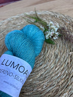 Lumoava merino-silkki lace