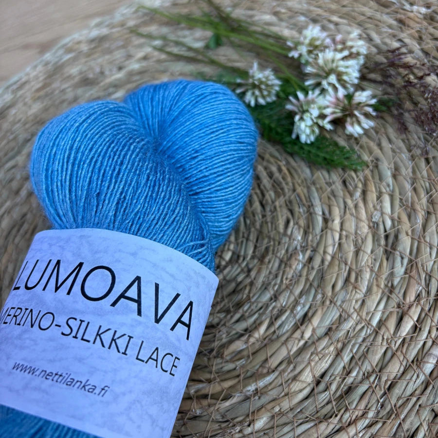 Nettilanka - Lumoava merino-silkki lace - 1. Ametisti