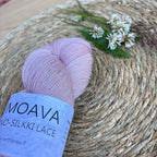 Nettilanka - Lumoava merino-silkki lace - 1. Ametisti