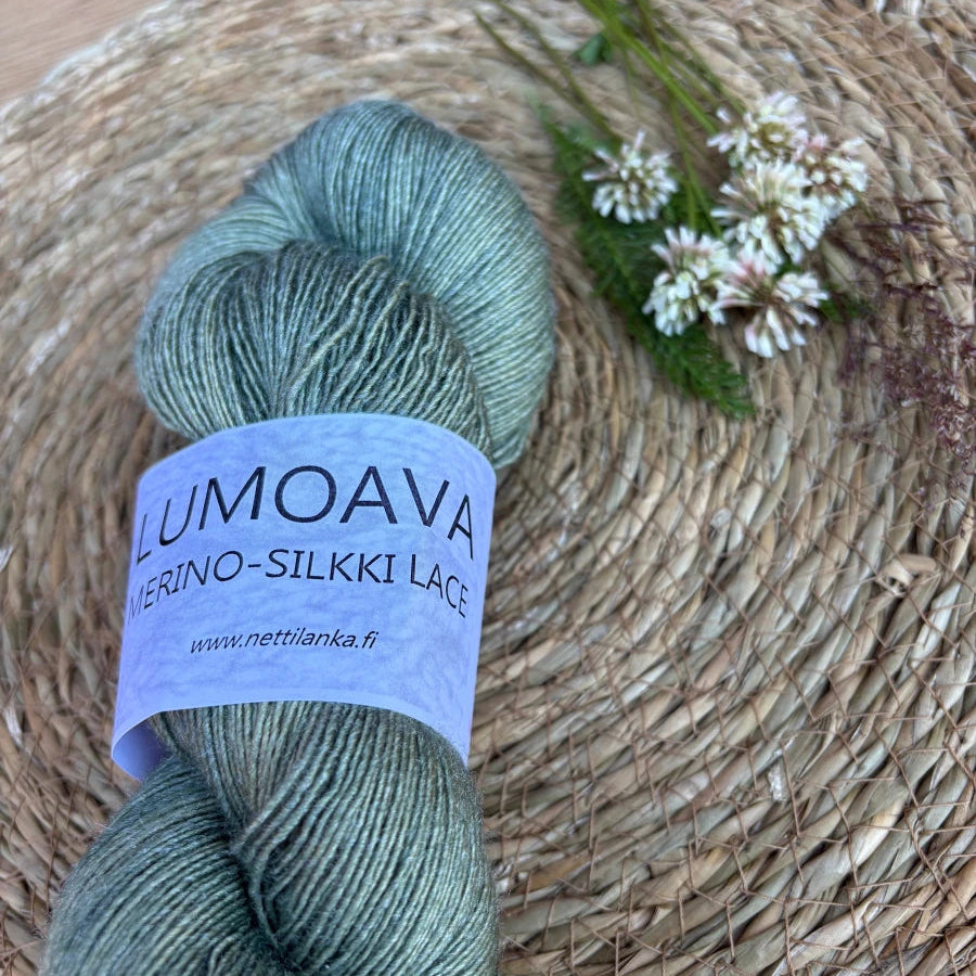 Nettilanka - Lumoava merino-silkki lace - 1. Ametisti