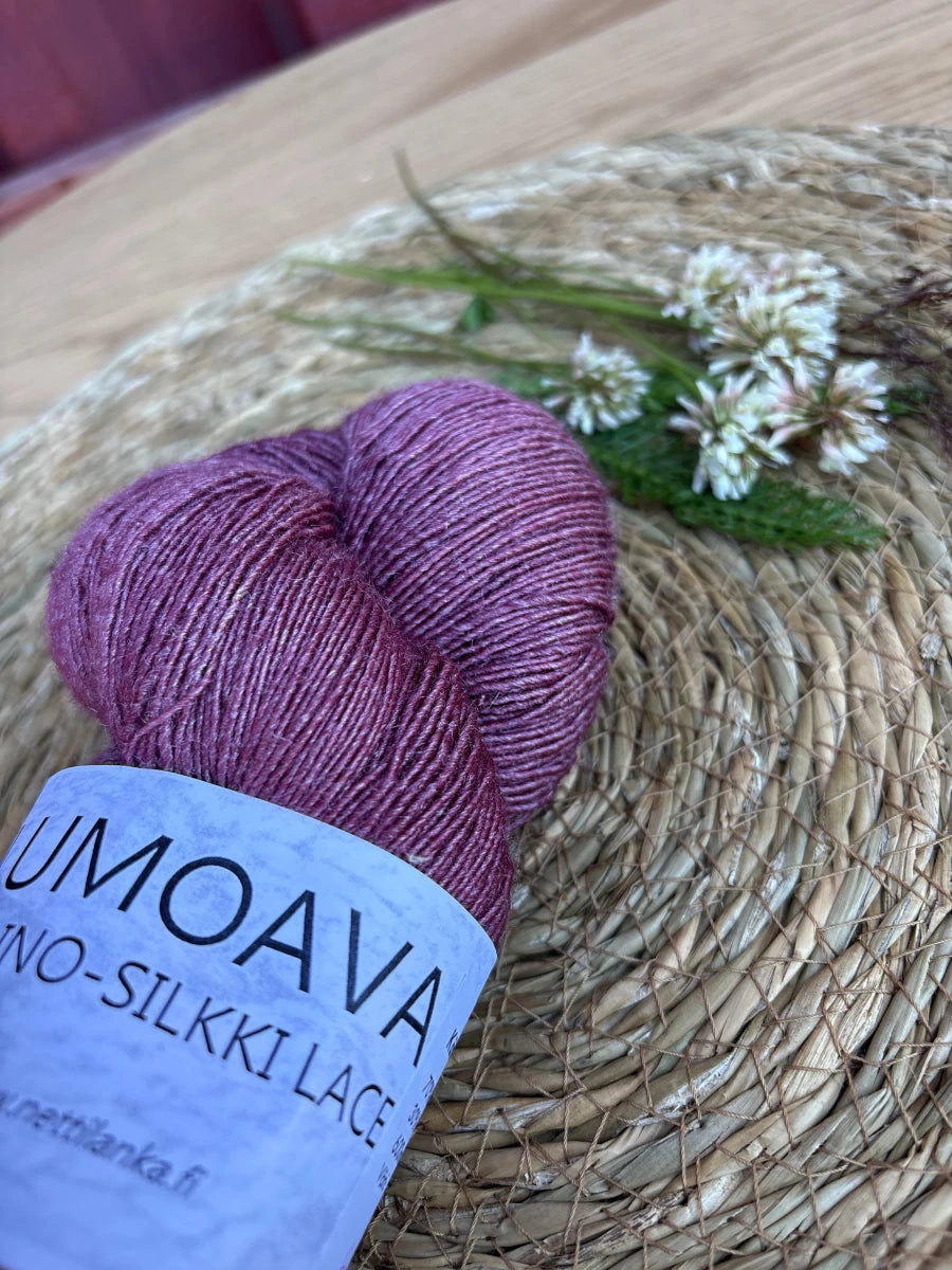 Nettilanka - Lumoava merino-silkki lace - 1. Ametisti