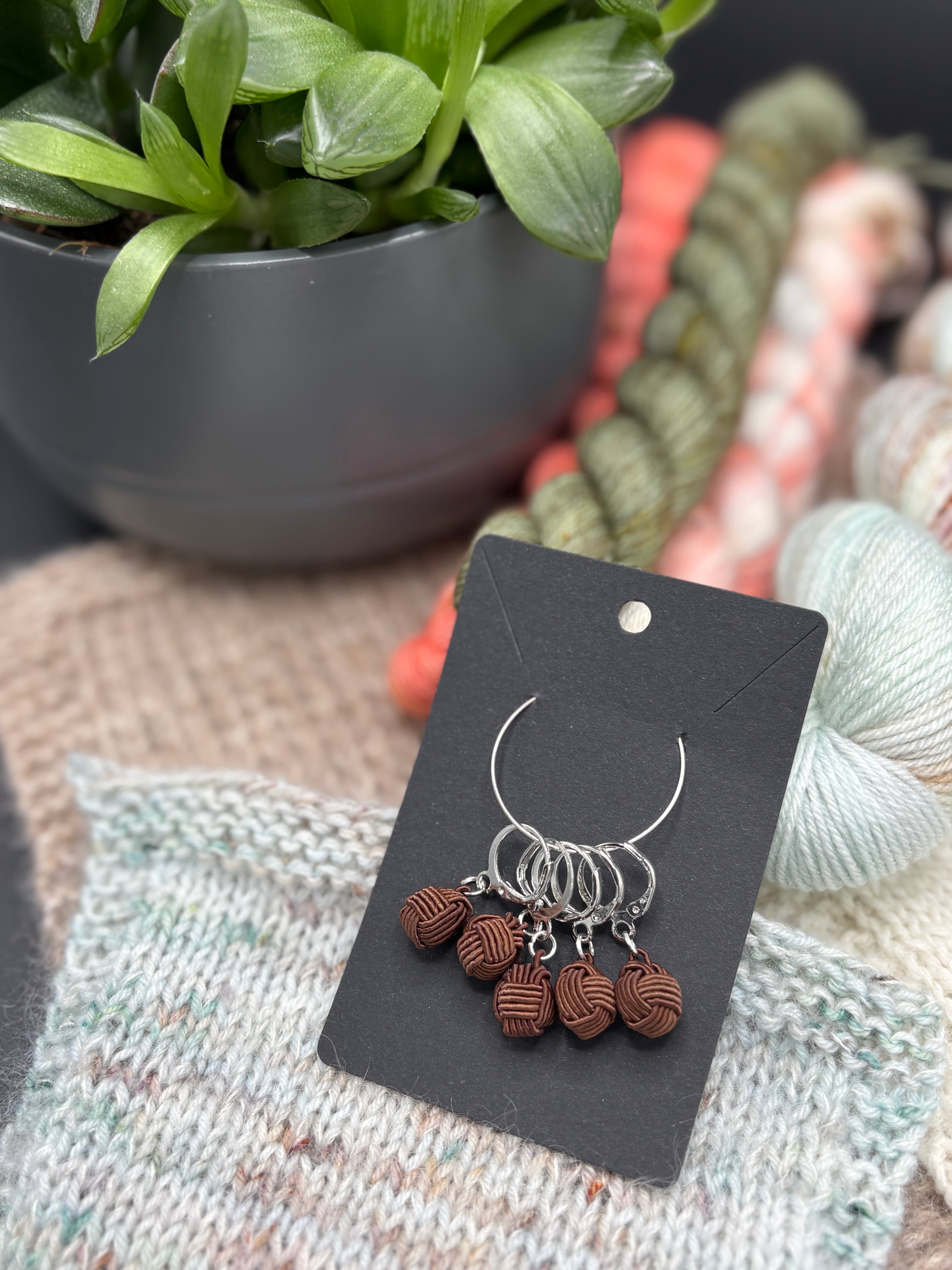 Solmu-silmukkamerkit (5 kpl setti)