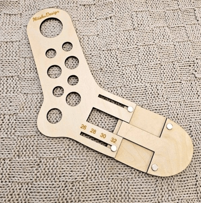 Miisku Design Säädettävä lasten sukkaplokki -