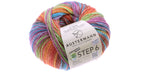 Austermann step 6 ply kirjava, 150g