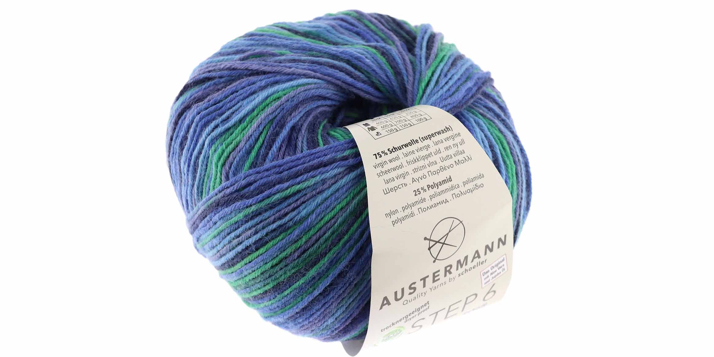 Austermann step 6 ply, 150g