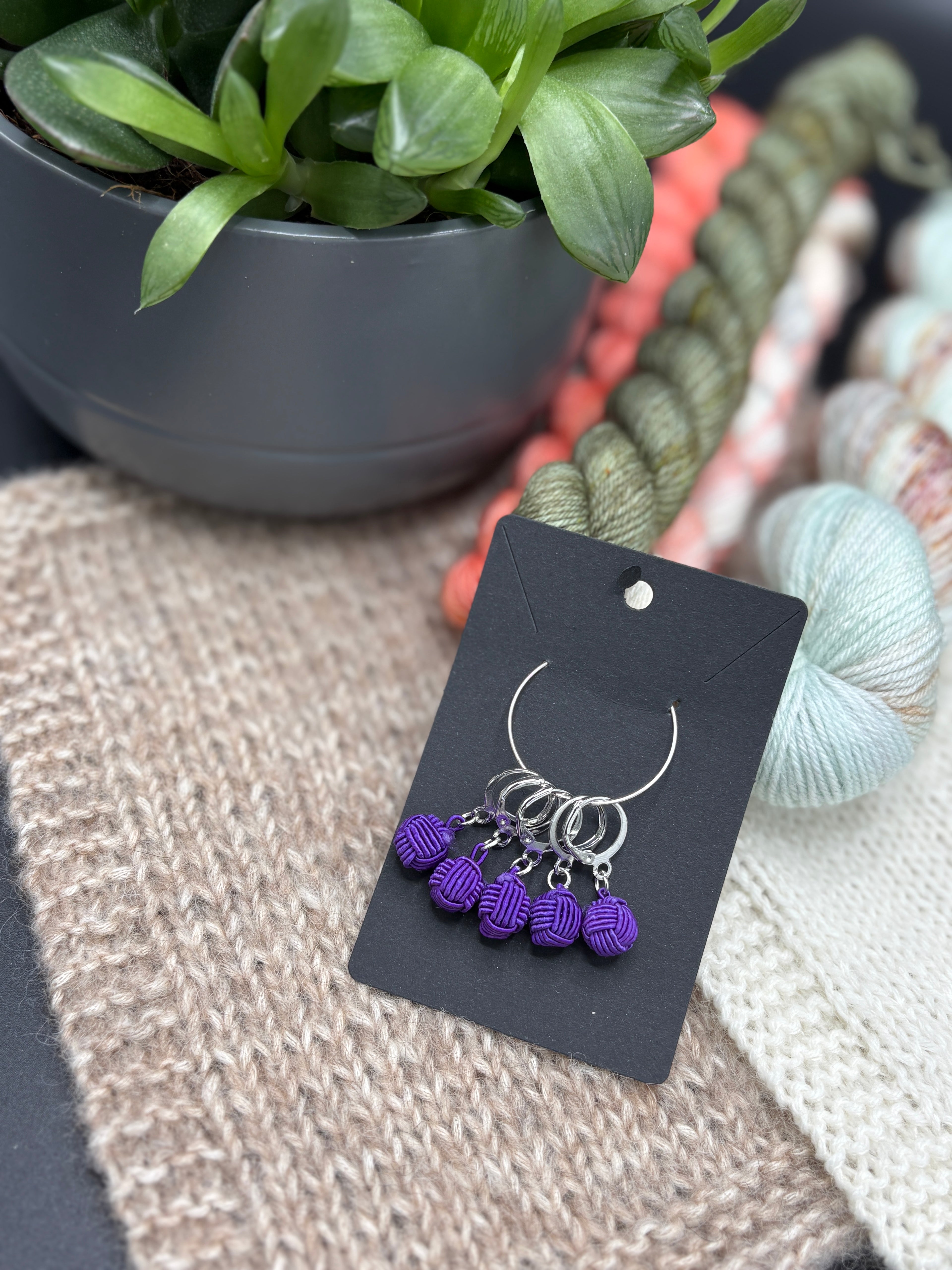 Solmu-silmukkamerkit (5 kpl setti)