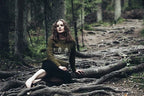 Väki -villapusero - Jenna Kostet printti (Suomenkielinen ohje)